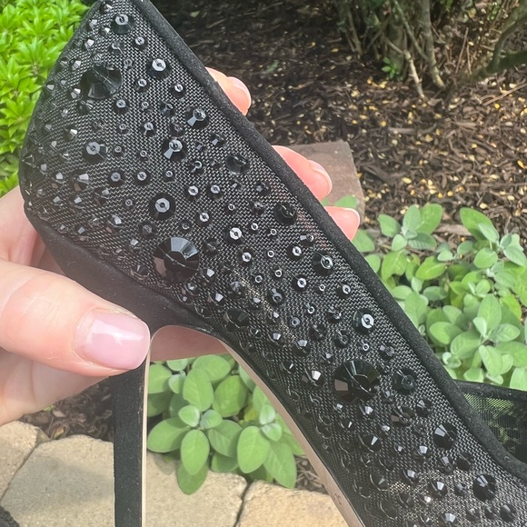 NWOB Christian Dior Size 38.5 Beaded Heels - Picture 8 of 15